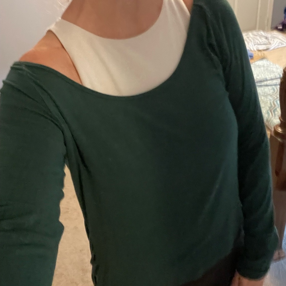 ZYIA Deep Green Activewear Top